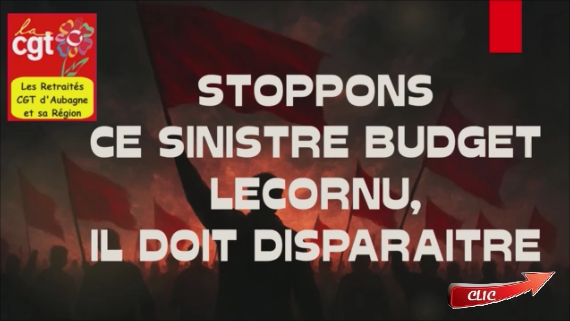 lE BUDGET LECORNU DOIT DISPARAITRE CLIC